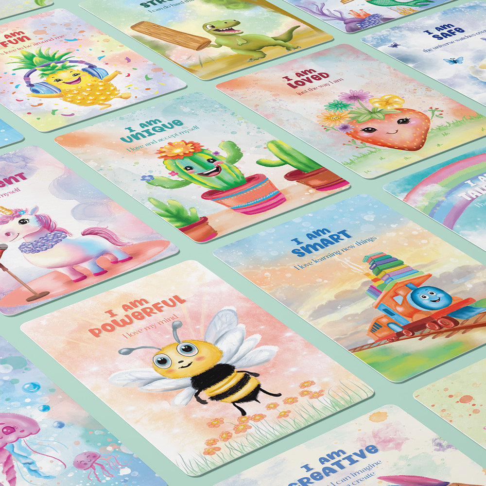 Kids Affirmation & Guidance Card Duo
